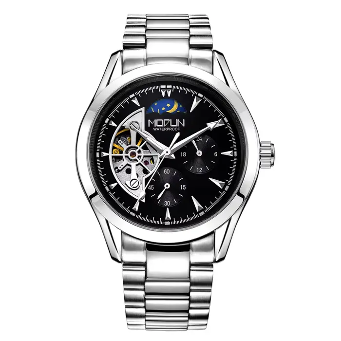 Montre automatique de luxe pour homme BINBOND, tourbillon précis, mécanique, lumineuse, étanche, squ