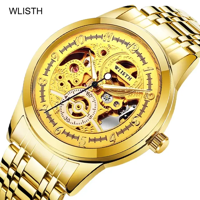 Nouvelles montres mécaniques rétro gravées