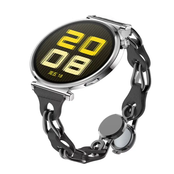 Bracelet chaîne métallique en Silicone