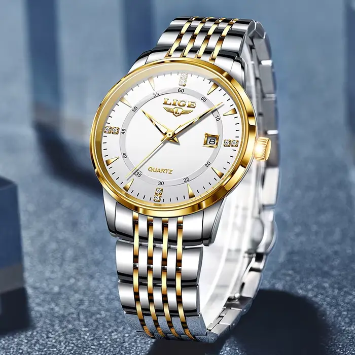 Montre-bracelet à quartz étanche pour femme