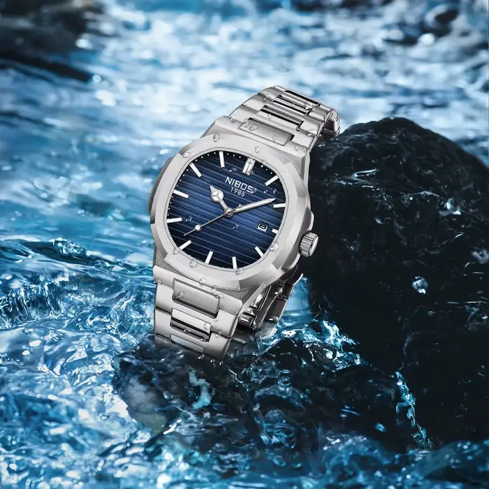 NIBOSI luxe hommes montres étanche lumineux Date