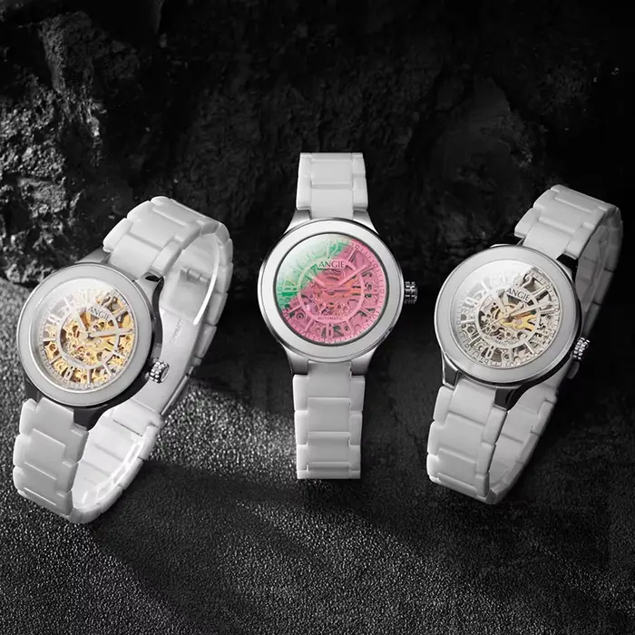 Montre mécanique de luxe pour femmes