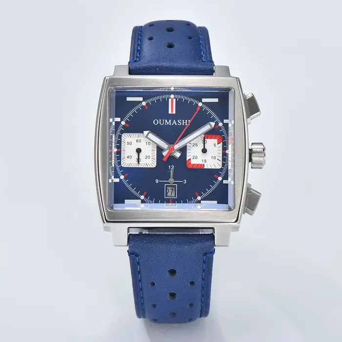Nouvelle montre de luxe pour hommes ETA 7750 montre en acier inoxydable étanche chronométrage montre