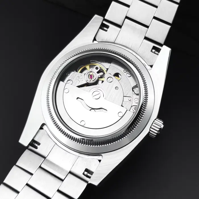 Montre mécanique Corgeut personnalisable avec mouvement NH36 et cristal de saphir pour homme occassions spéciales