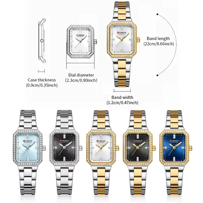 CURREN Montres luxueuses et élégantes pour femmes
