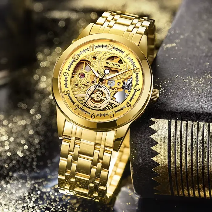 Nouvelles montres mécaniques rétro gravées