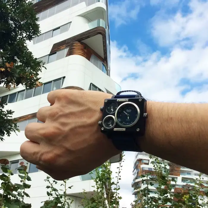 Oulm – montre à Quartz pour hommes