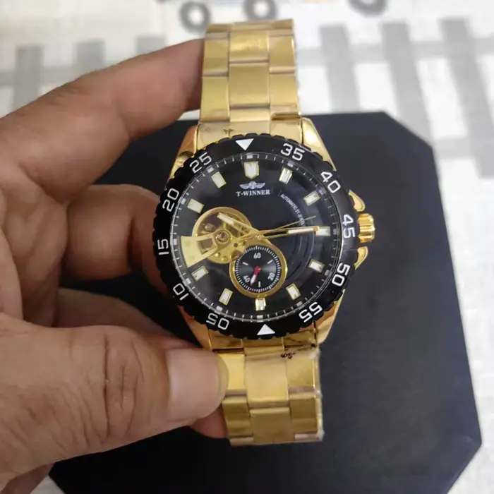 Forsining luxe hommes montres mécaniques Concept de mode cadran décoratif décontracté militaire sport montre-bracelet