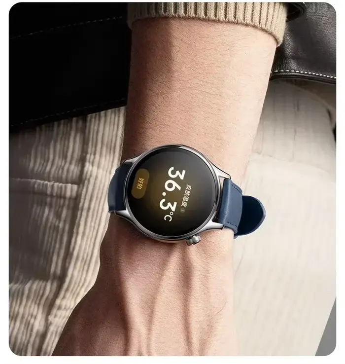 Bracelet en cuir d'origine pour Xiaomi Watch S3 S1 Pro/S1 & MI Color 2/S1
