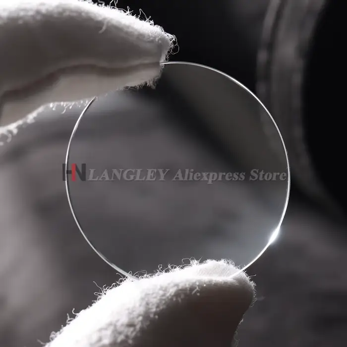 Verre de montre saphir plat 1.0mm/1.2mm d'épaisseur dans les diamètres 28-32mm cristal Transparent 1 pièce 29mm 30mm