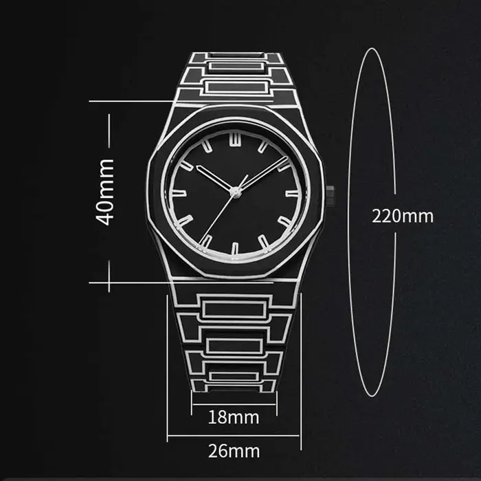2025 nouveaux hommes créatifs montre en Silicone VA VA VOOM marque mouvement à Quartz lignes créativ