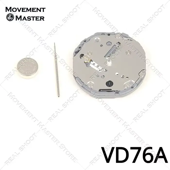 Mouvement à Quartz VD76A, 5 Aiguilles, 2/6/10 Petites Secondes, Marque Japonaise, Accessoires de Mon