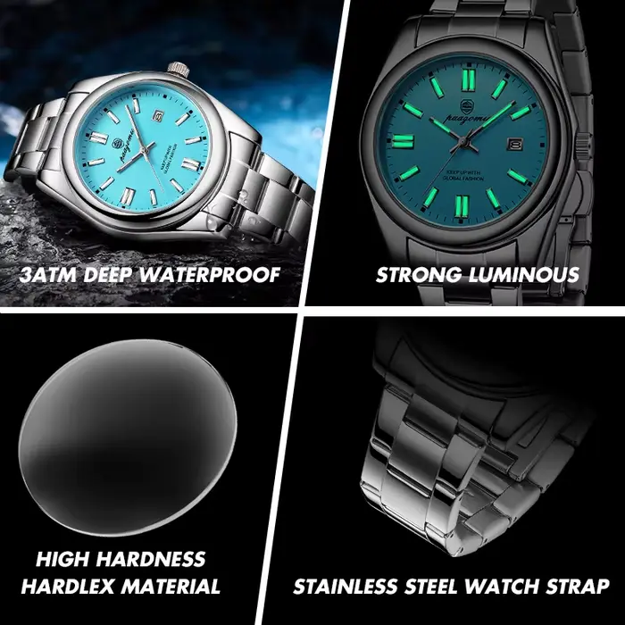 Paazomu – montres à Quartz pour hommes