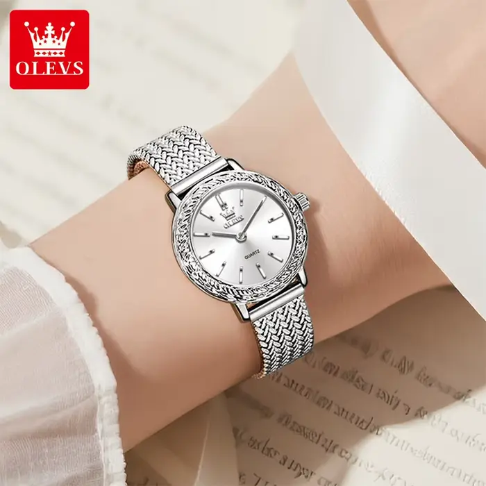 Montre femme OLEVS 5643 quartz résistante à l'eau lumineuse pour occasions spéciales élégante et personnalisable