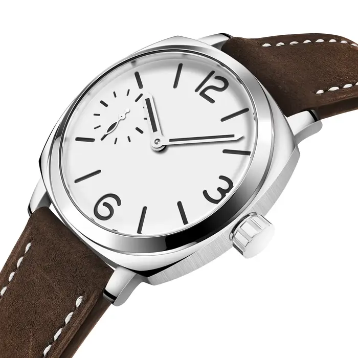Montre mécanique manuelle Corgeut ST3600 42mm avec verre saphir pour homme