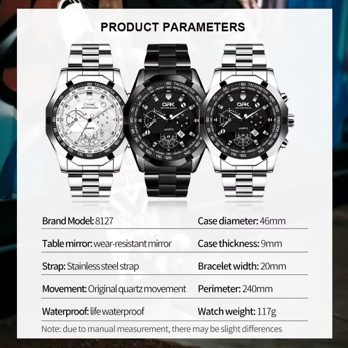 OPK 8127 montre pour hommes marque originale