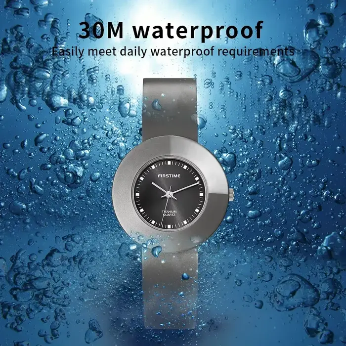 Montre à Quartz en titane pour femmes