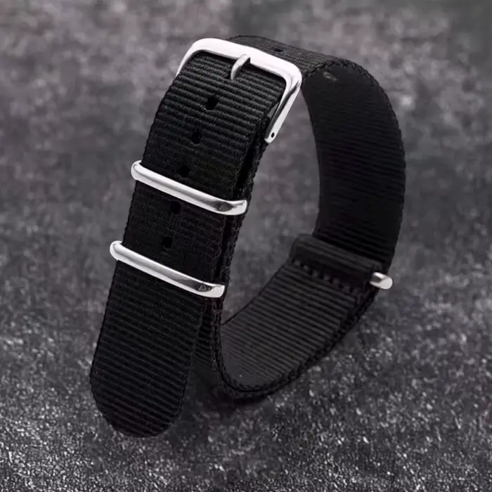 Bracelet de montre en Nylon 18mm 20mm 22mm, Bracelet universel en toile pour hommes et femmes, Brace