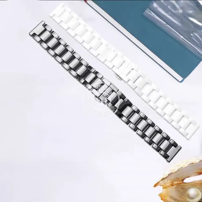 Bracelet de montre en céramique blanche