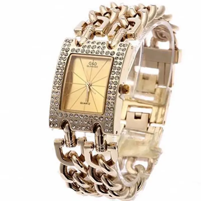 G & D-Montre en diamant pour femme