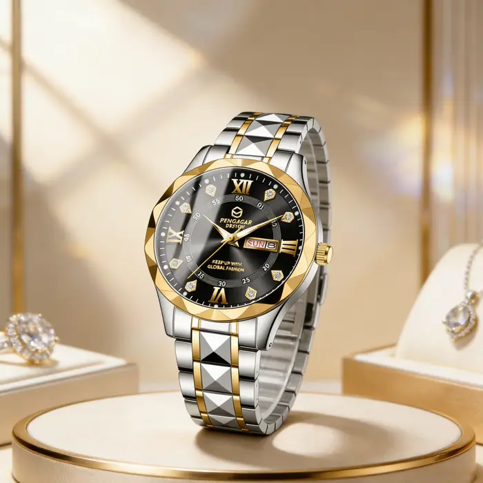 PENGAGAR Montre de sport de luxe pour homme
