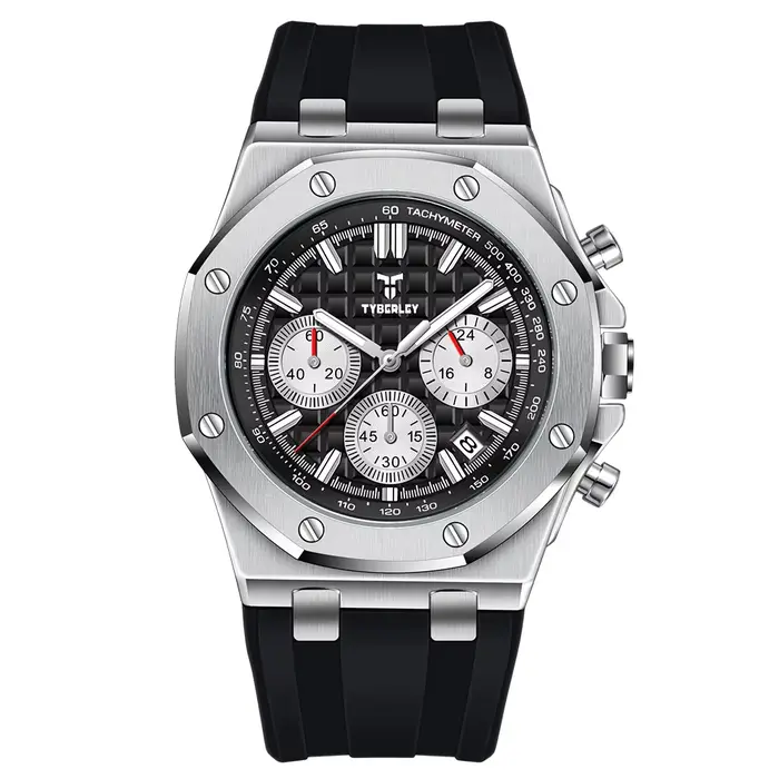 2025 nouvelles montres pour hommes TYBERLEY montre à Quartz de luxe de marque supérieure hommes chro