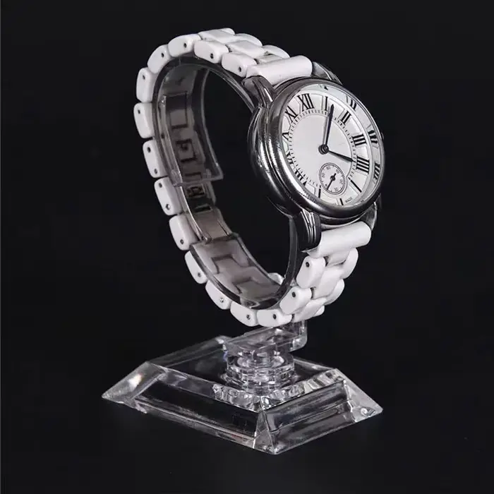 Présentoir de montre transparent