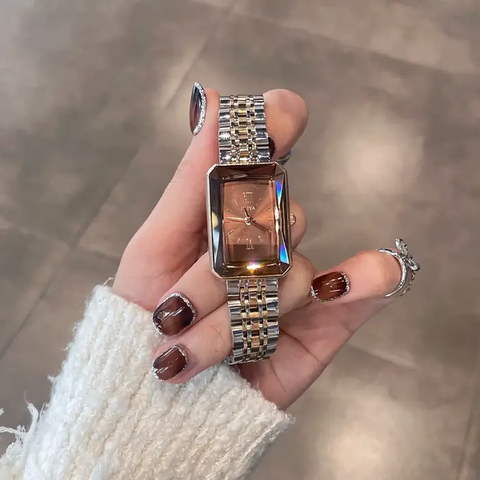 Montre rétro pour femme CILOA, montre de luxe légère, montre haut de gamme, montre de marque authent