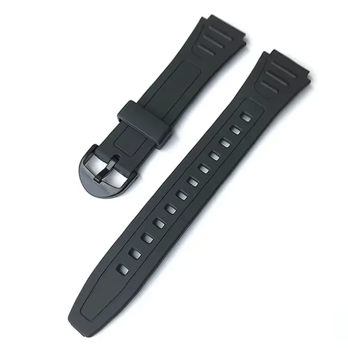 Bracelet de montre en silicone pour hommes et femmes avec boucle ardillon compatible pour Casio G Shock W-800H W-217 AQ-S800W pour occasions spéciales et activités sportives
