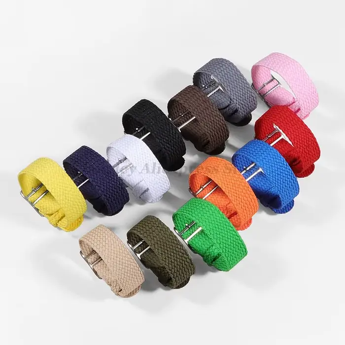 Bracelet en Nylon tissé pour bracelet de montre Perlon
