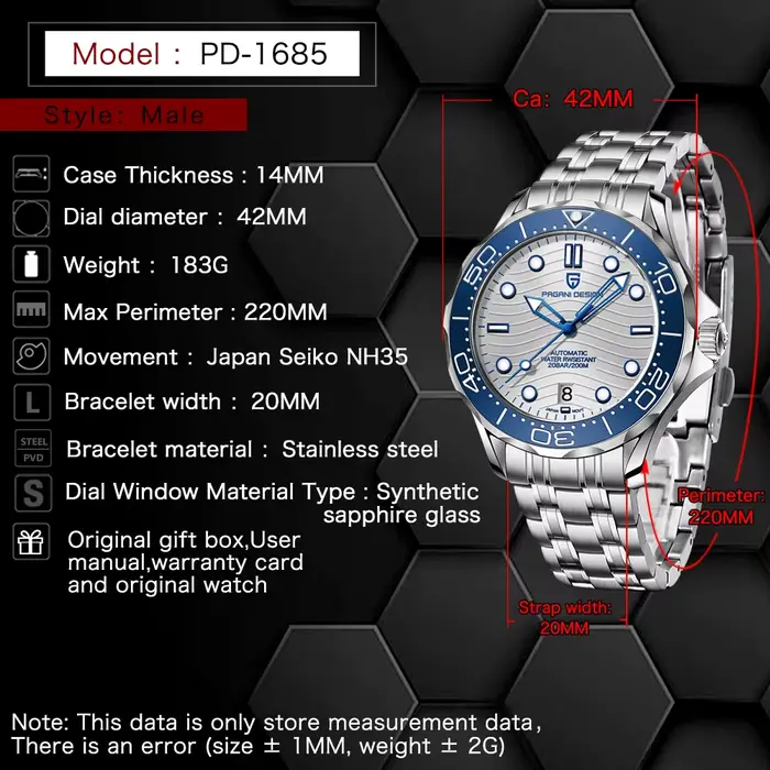 Montres PAGANI DESIGN 2025 Nouvelles