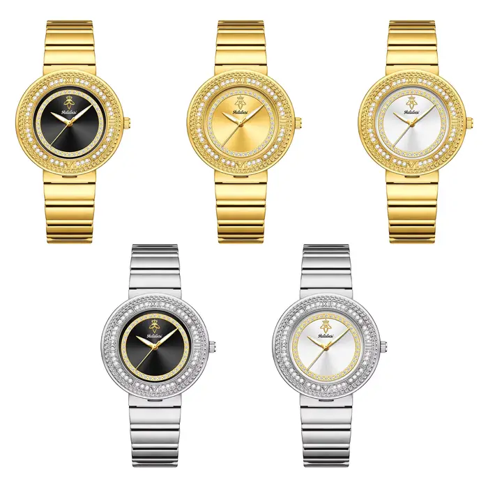 Marques de montres pour femmes : montres-bracelets de luxe serties de diamants