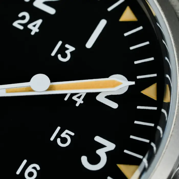 Militado ML07B 36mm montre à Quartz mis5 Super 2035 mouvement montres bombé saphir cristal lumineux étanche