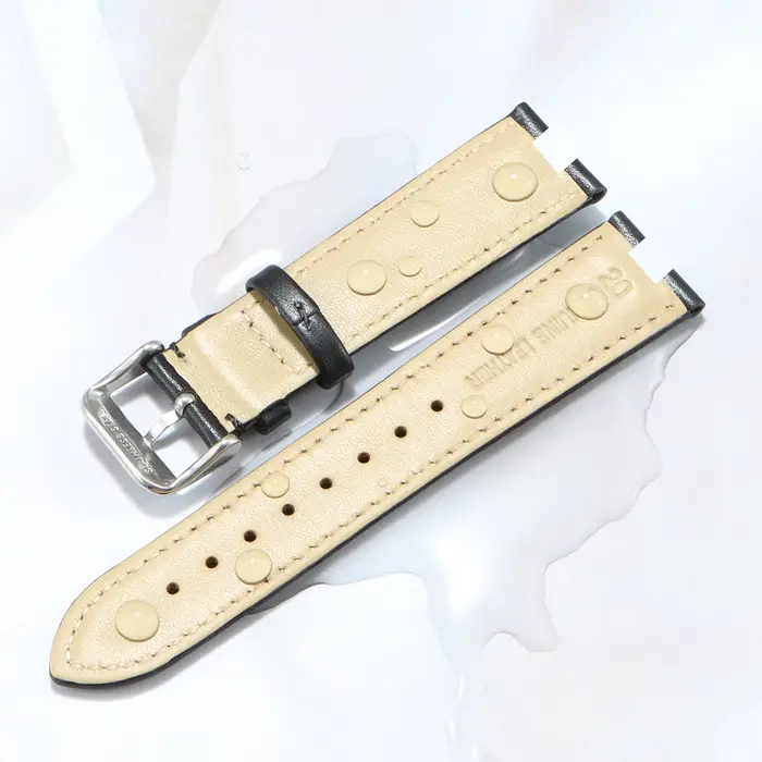 Bracelet de montre en cuir véritable pour femme avec boucle papillon, élégant et polyvalent pour toutes les occasions spéciales