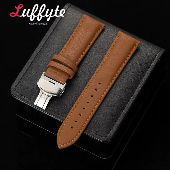 Bracelet de montre en cuir PU pour hommes et femmes