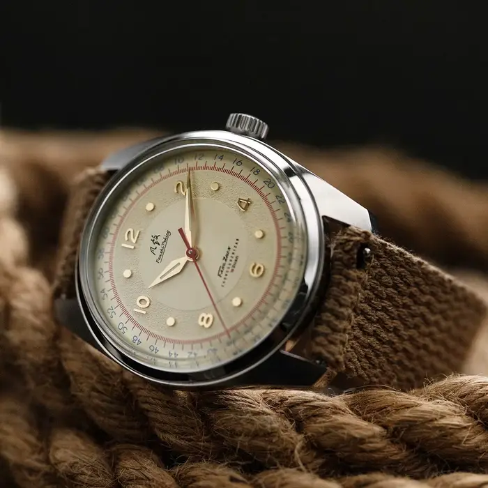 Merkur-Montre mécanique vintage pour homme