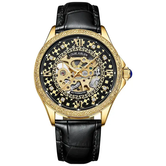 Montre automatique pour homme en acier inoxydable