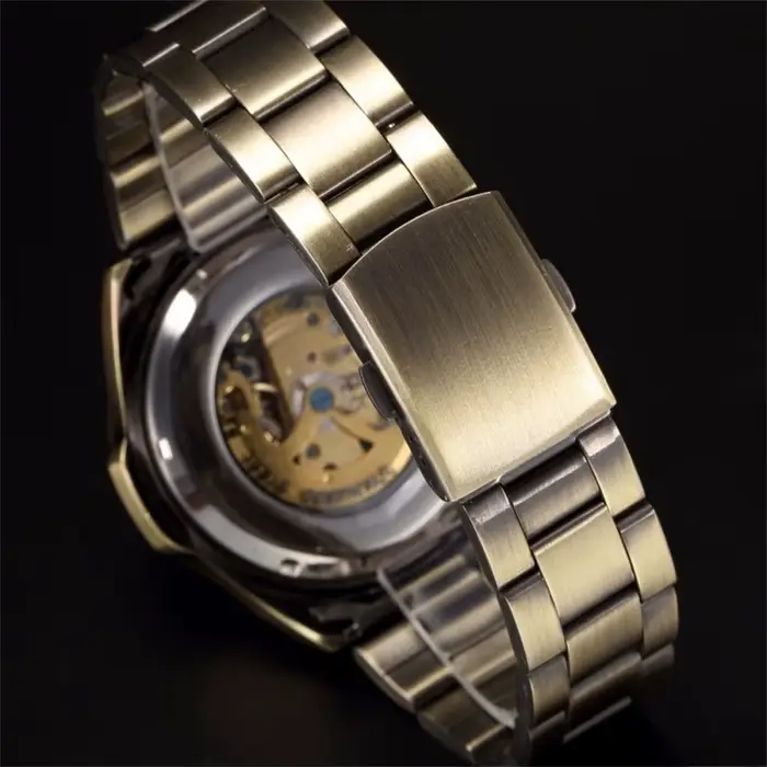 Montre mécanique Forsining style fashion décontracté homme occasionnels résistance à l'eau occasionnels