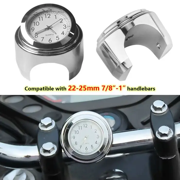 Montre de moto étanche avec jauge de température en aluminium pour motards et amoureux de la route occasions spéciales