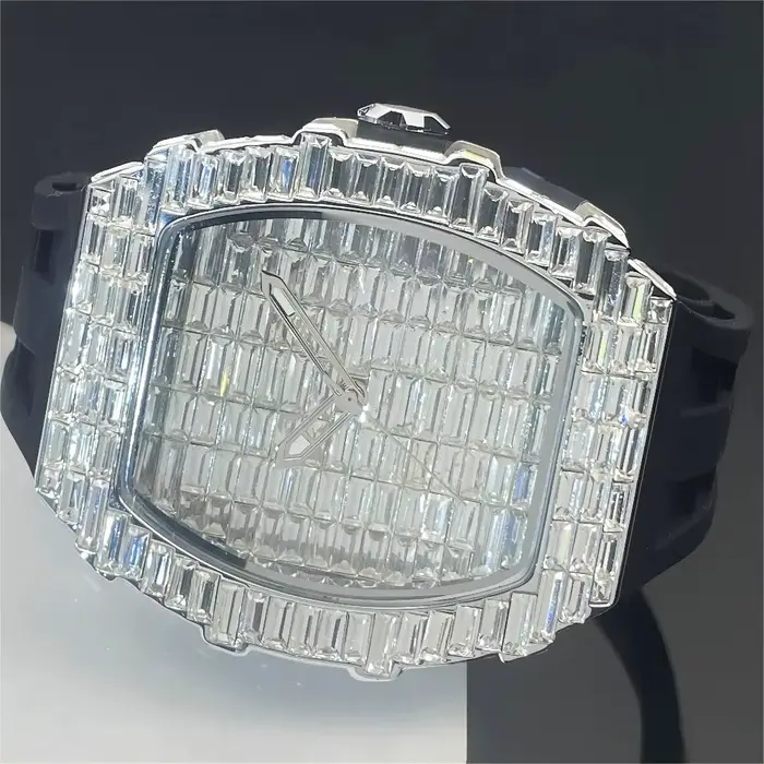 Montre Glacée de Luxe pour Homme