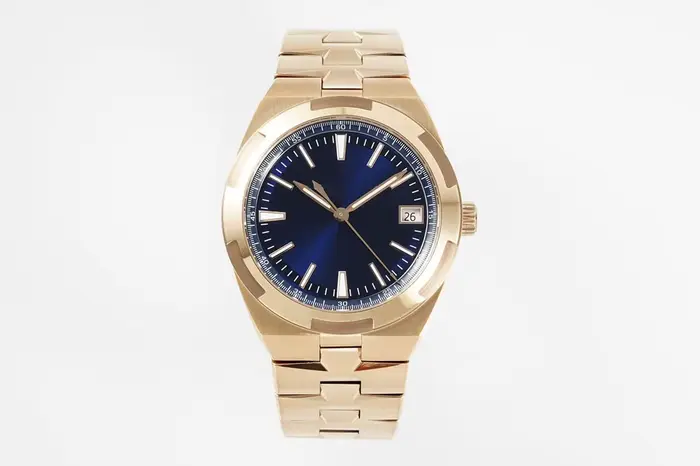 Overseas-ANGLANG 4500V Montres pour hommes Montre mécanique automatique 40MM Bracelet en acier