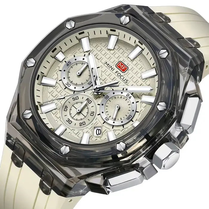 Montre Daniel Gorman quartz homme style mode et décontracté résistante à l'eau avec fuseau horaire multiple pour diverses occasions