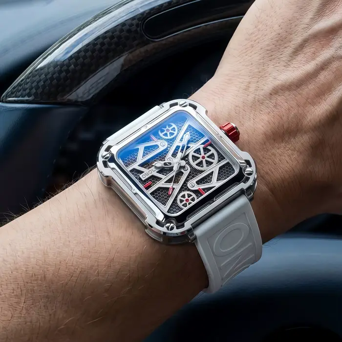 Montre mécanique automatique ONOLA pour homme style vintage luxe modules en or résistant à l'eau occasions spéciales