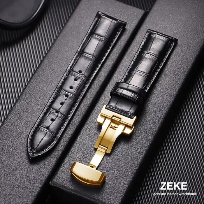 Bracelet de montre en cuir de veau véritable 16mm 18mm 19mm 20mm 21mm 22mm 23mm 24mm