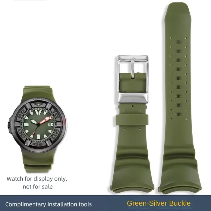 Bracelet en caoutchouc Deep Sea Monster étanche pour homme occasion sportive et casual robuste élégant