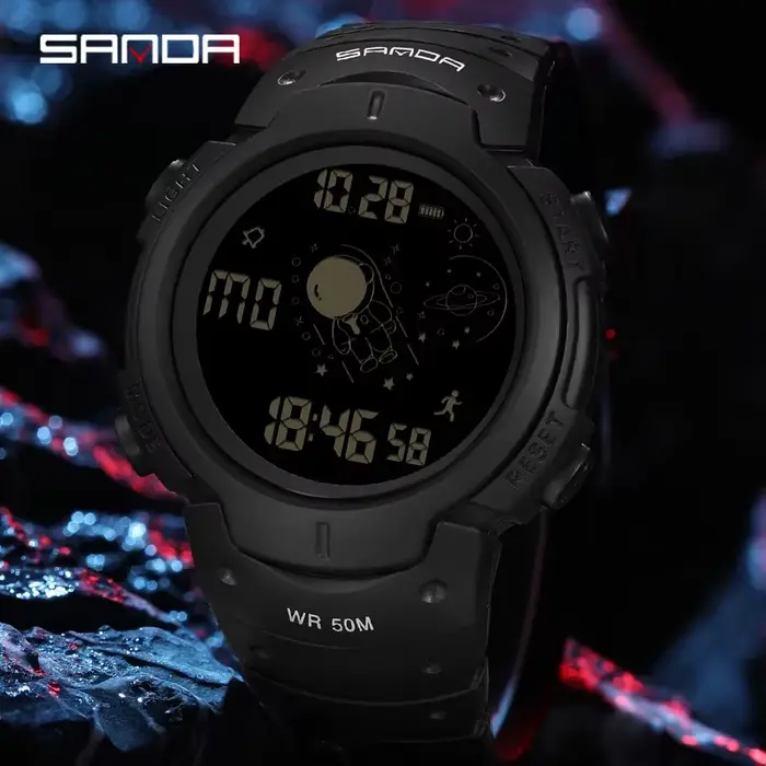 SANDA 2026 Nouvelle Montre Digitale Sportive pour Garçon