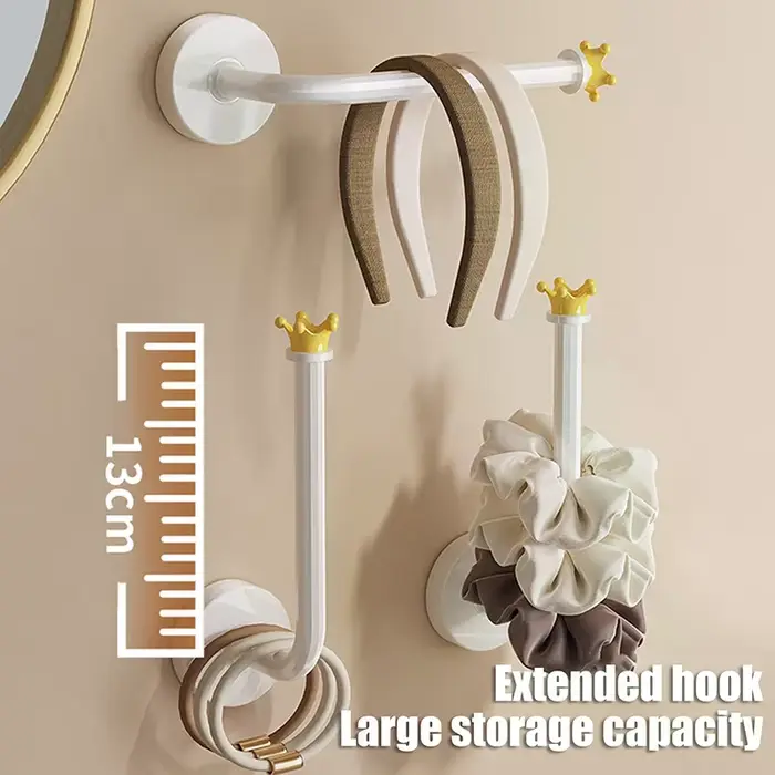 Support mural multifonctionnel pour élastiques à cheveux bijoux colliers bracelets porte-clés élégant pour femme et homme pour maison et organisation
