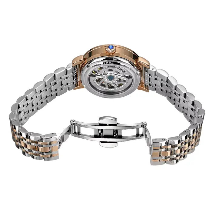 Montre de Luxe en Or Rose et Diamant pour Femme