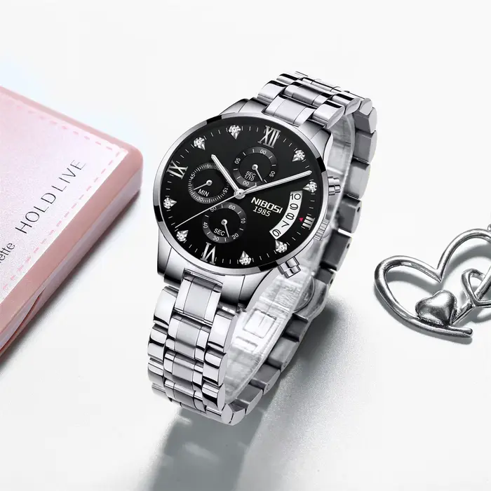 Montre NIBOSI Luxe Quartz Femme Résistante à l'Eau Occasions Spéciales