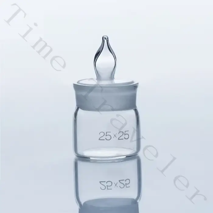 Pot de lavage en verre pour mouvements de montre, pièces de montre, réparation et entretien du verre